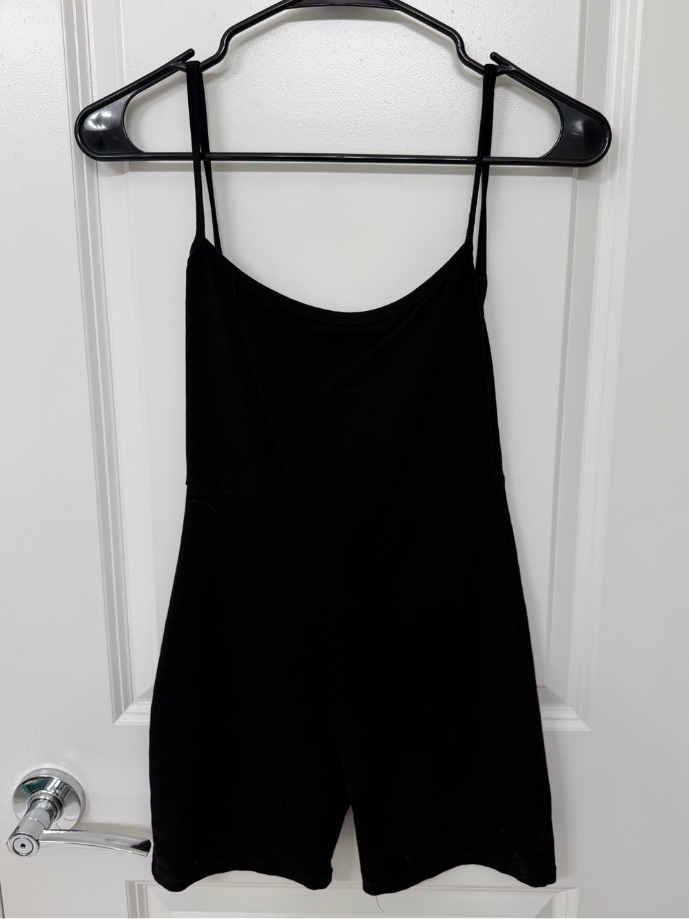 ARE YOU AM I - Black Cotton Bodysuit / Romper